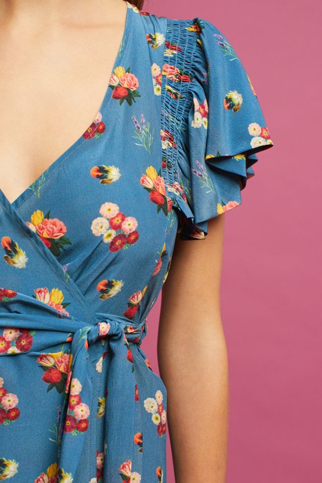 Marianne Silk Wrap Dress #2