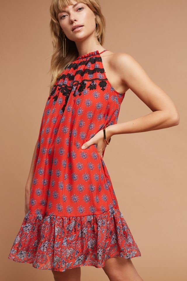 Fiore Silk Halter Dress #1