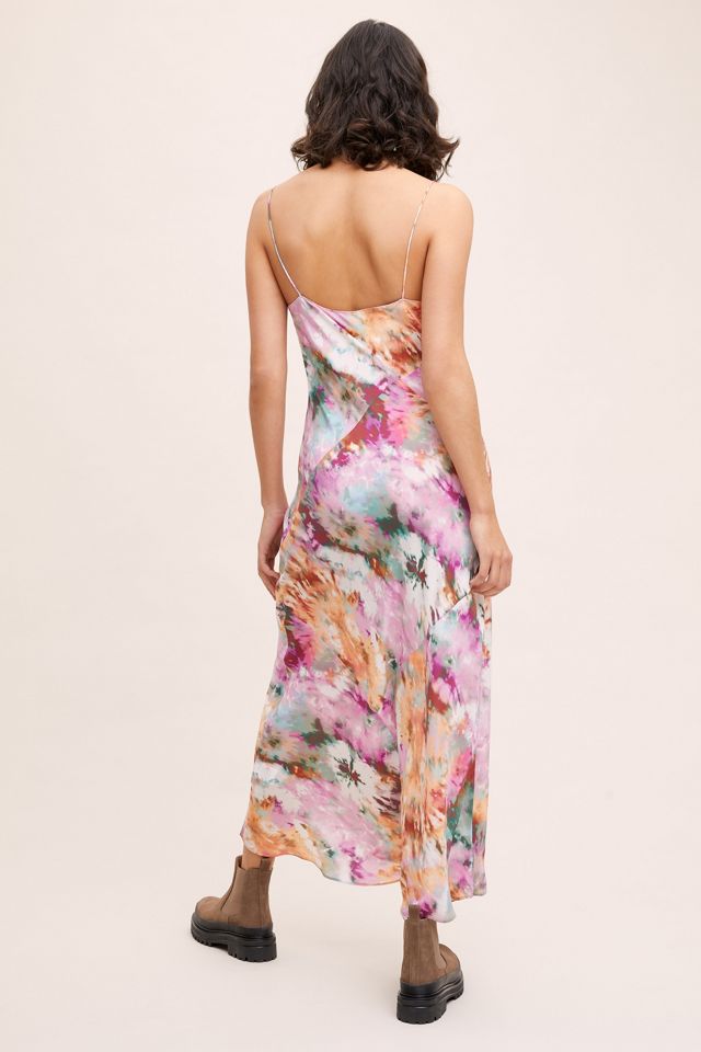 Layla Silk Tie-Dyed Maxi Dress #5