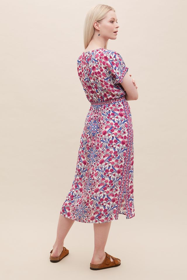 Anthropologie deals KACHEL colorful printed tu