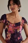 Alyssa™ | Flutter Sleeve Floral Maxi Dress