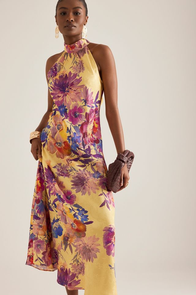 Kachel High-Neck Floral Maxi Dress #2