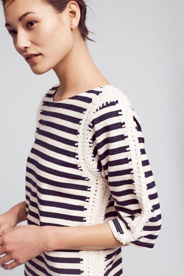 Nautical Patchwork Tunic Dress #1