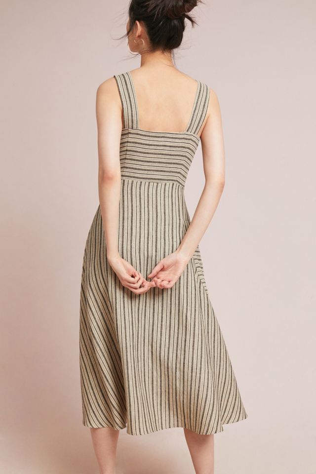 Striped Utility Midi Dress #1