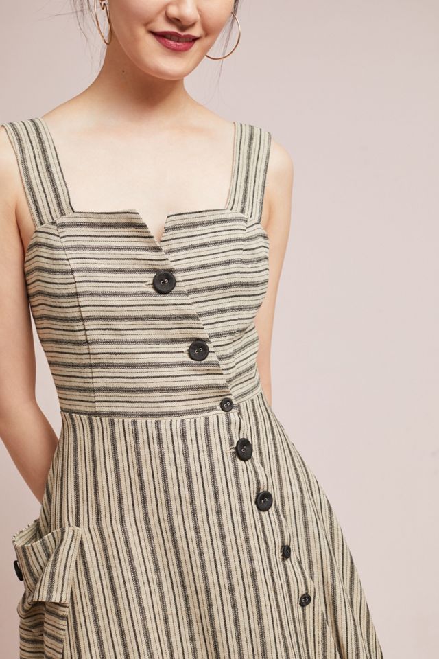 Striped Utility Midi Dress #3