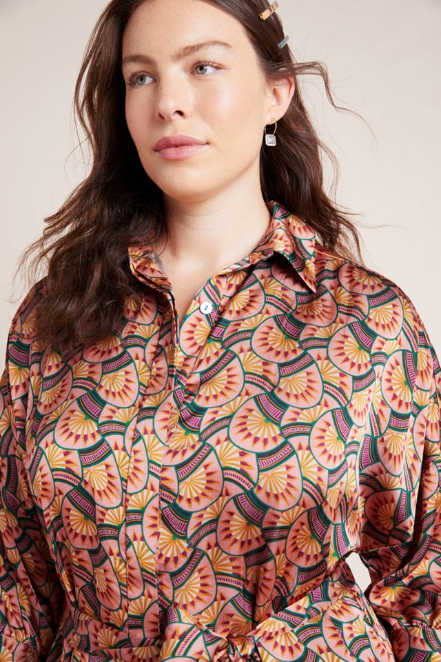 Edeline Abstract Shirtdress #7