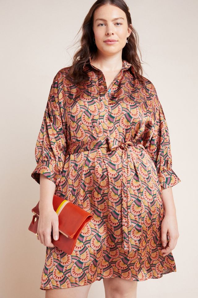 Edeline Abstract Shirtdress #4
