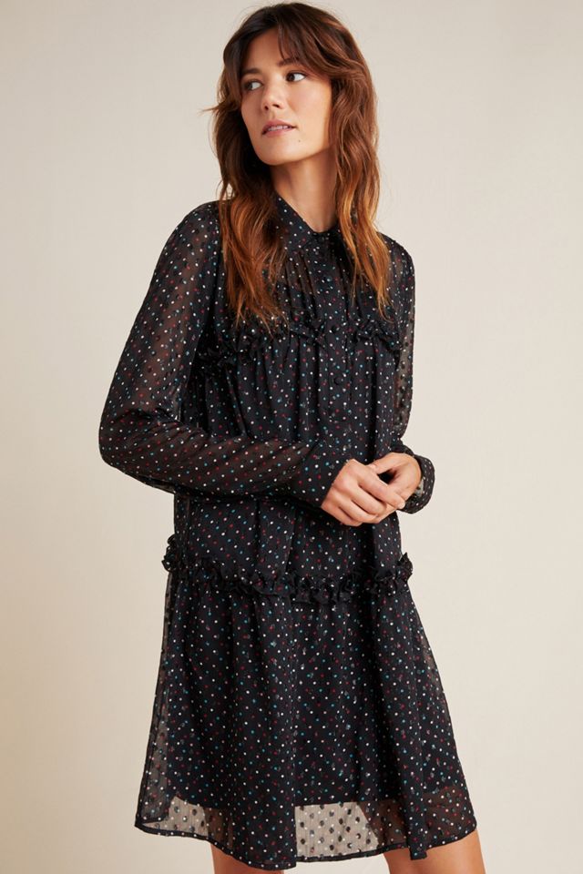 Haven Ruffled Polka Dot Tunic
