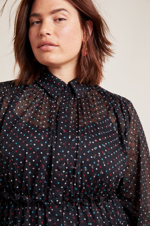 Haven Ruffled Polka Dot Tunic #4