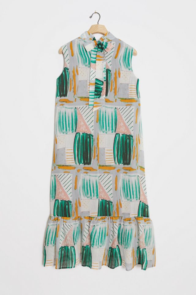 Vallea Flounced Maxi Dress #1