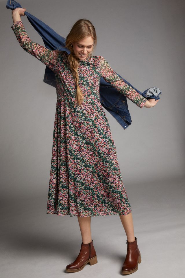 Anthropologie fiona 2025 midi dress