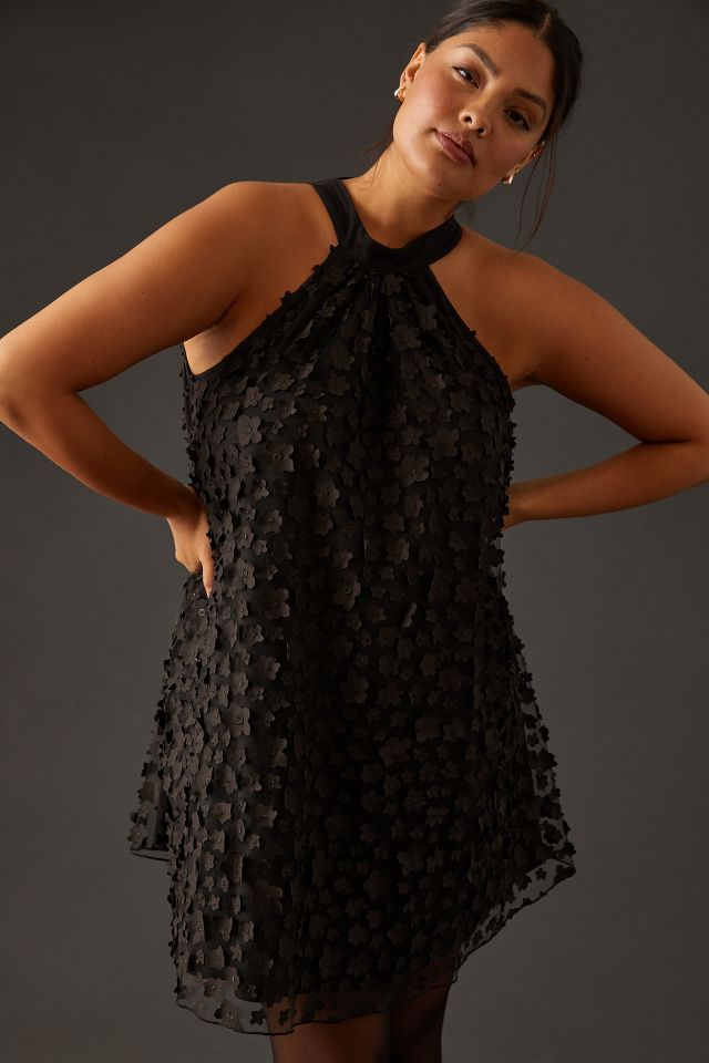 eva franco anthropologie dress black straw tote clare v — bows & sequins