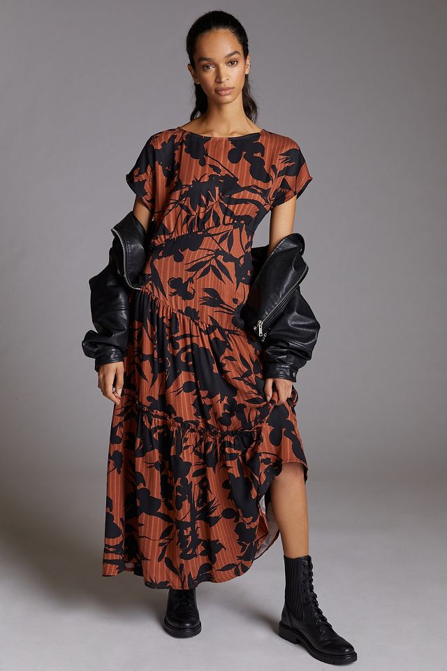 Eva Franco Floral Maxi Dress Anthropologie