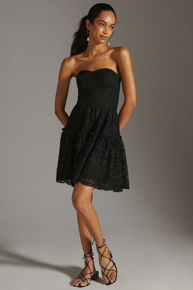eva franco floral lace midi dress Citi Dress in Copper Lace 6 / Tan