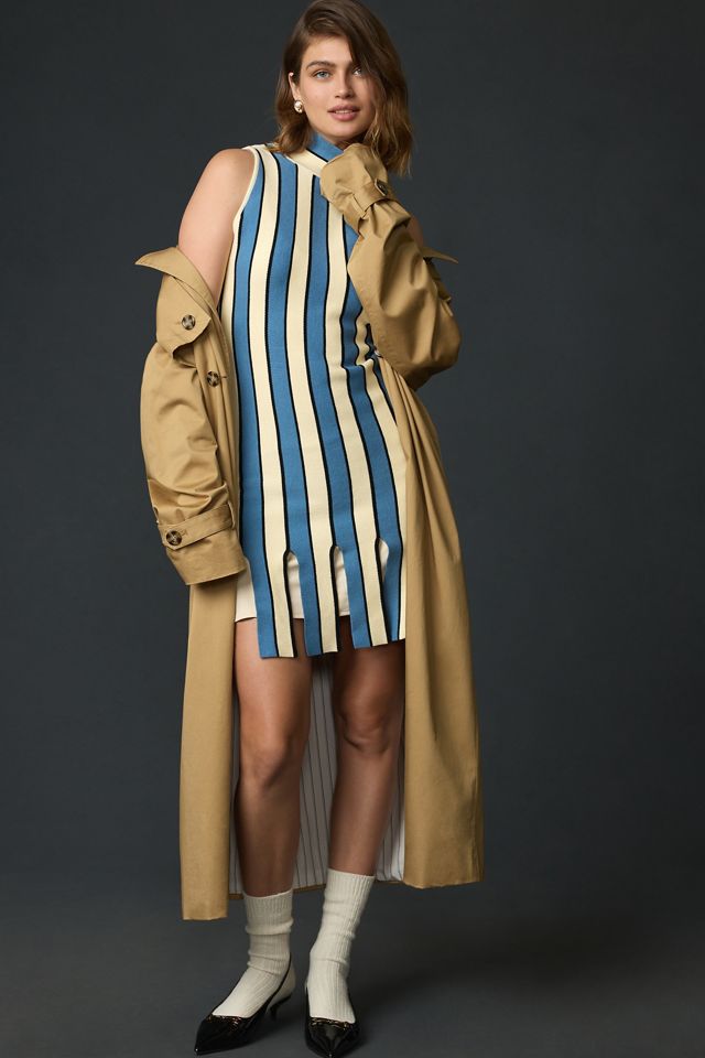 Eva Franco Ärmellos Mini-Kleid mit Stehkragen #1