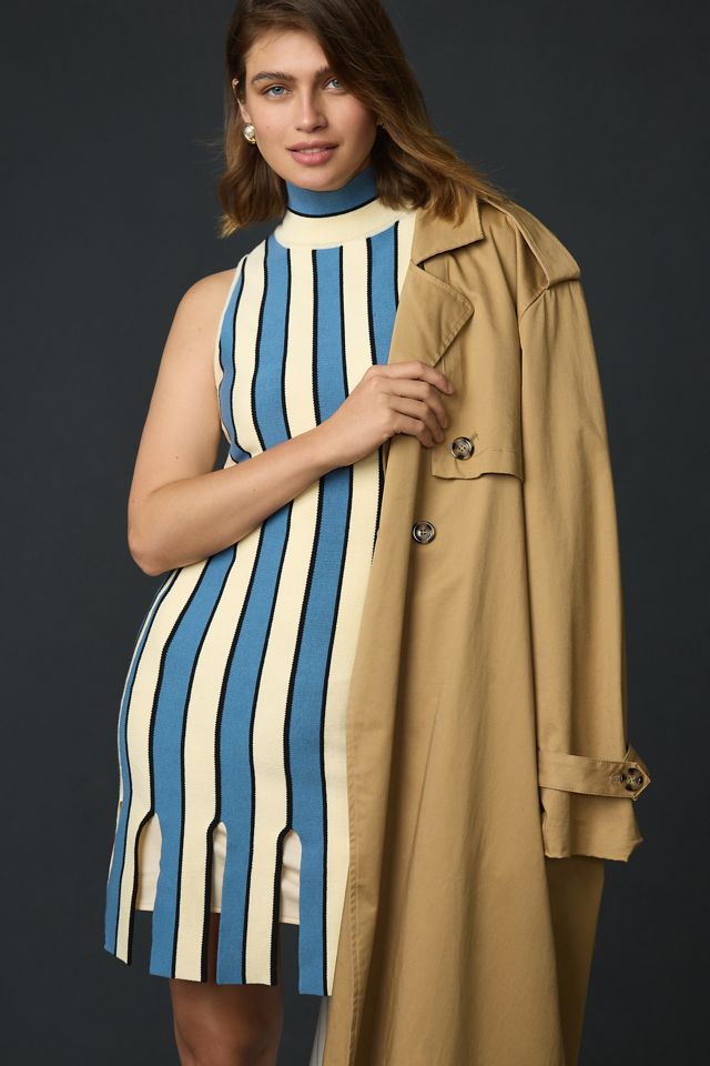 Eva Franco Ärmellos Mini-Kleid mit Stehkragen #3