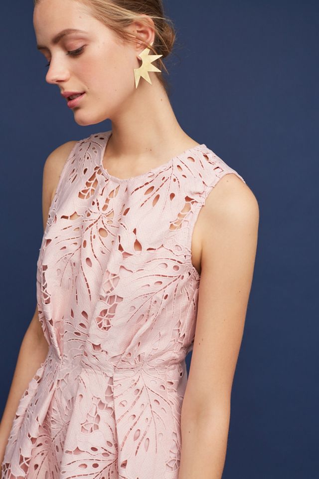 Palm & Lace Dress #1