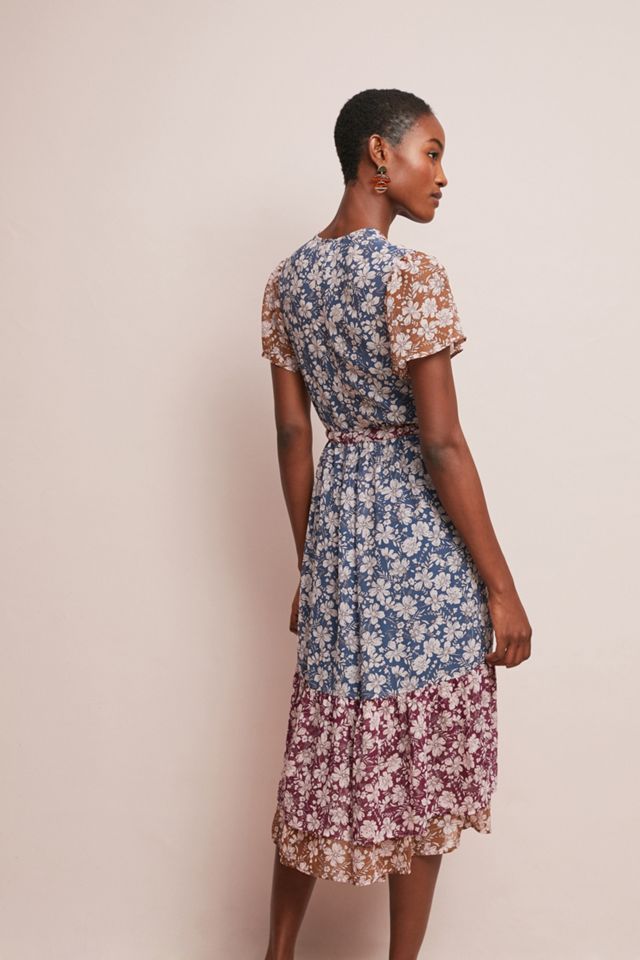 Desert Floral Midi Dress #1