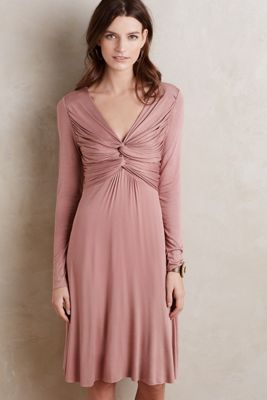 Gathered Jersey Dress