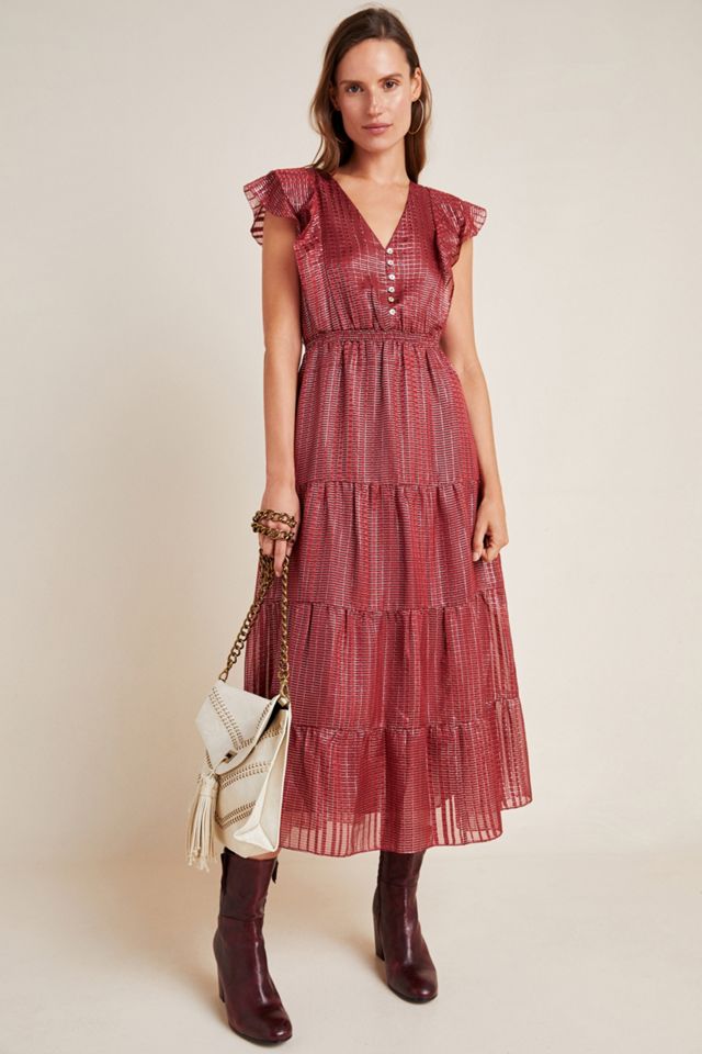 DOLAN Collection Sawyer Silk Midi Dress