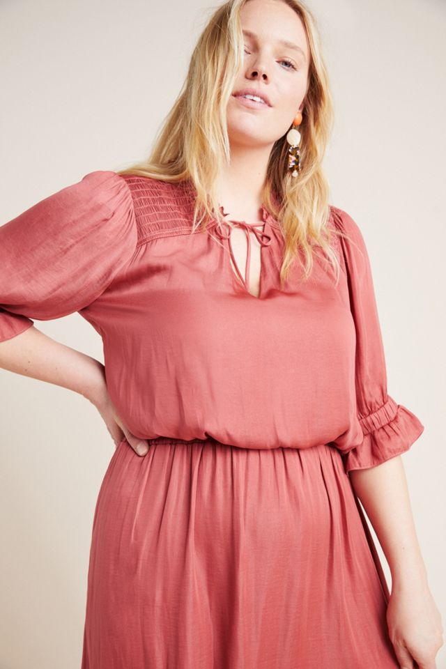 Rosa Ruffled Plus Dress #1