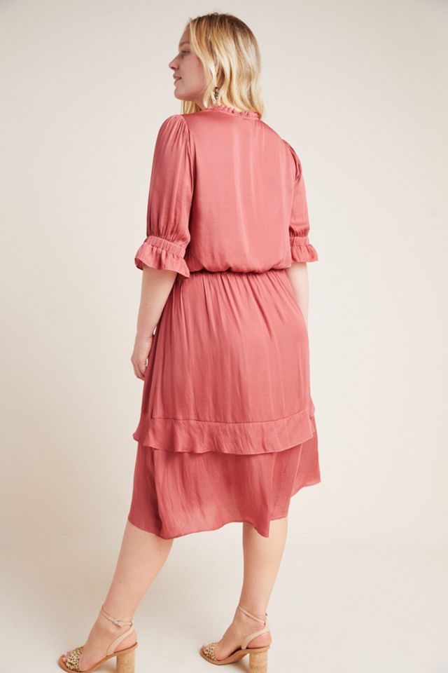 Rosa Ruffled Plus Dress #2