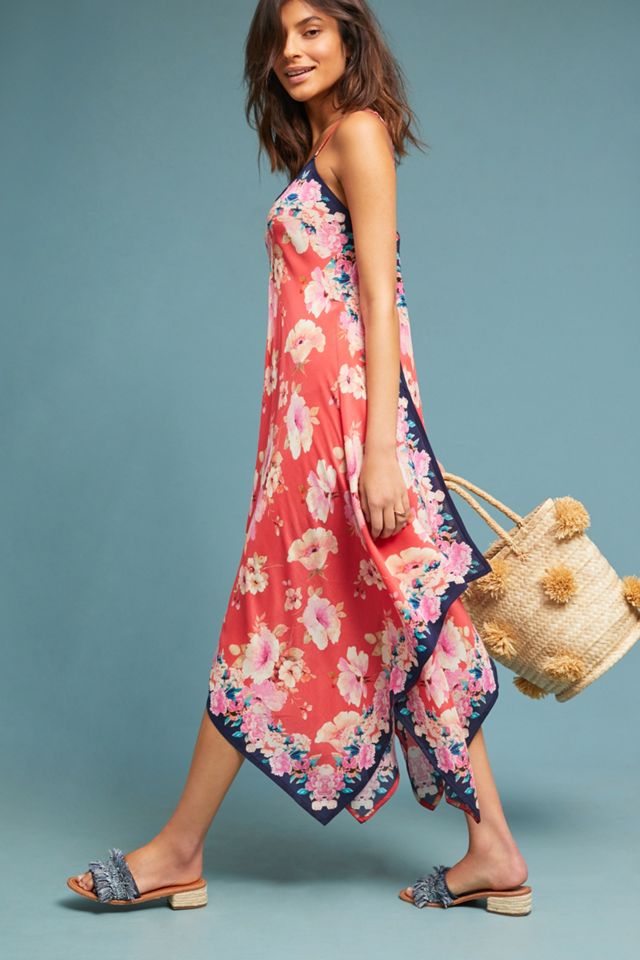 Silk Pansy Dress #1
