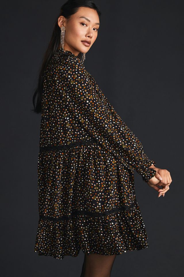 Scotch & Soda Smocked Mini Dress #3