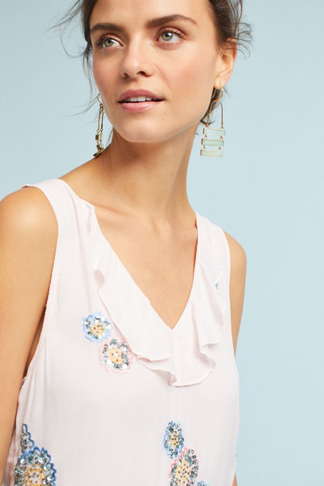 Floral Sequin Column Dress #2