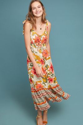 Hibiscus Midi Dress