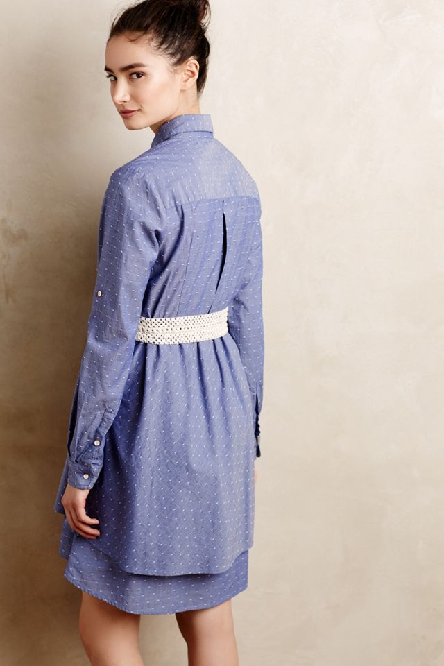 Speckled Tier Shirtdress #1