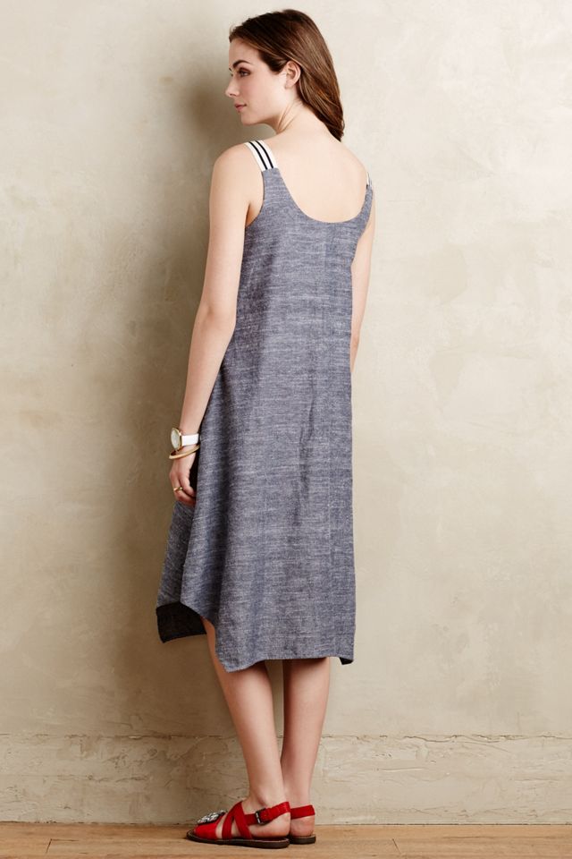 Chambray Trapeze Dress #1