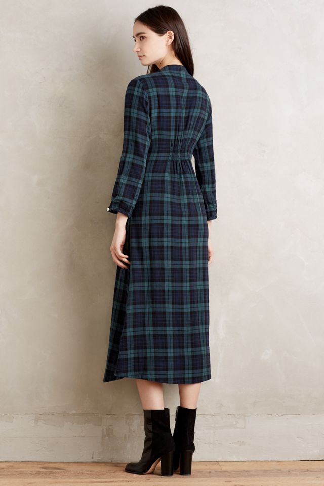 Sylvan Plaid Shirtdress #1