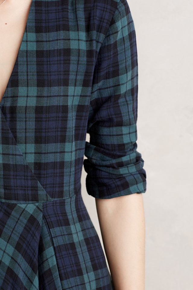 Sylvan Plaid Shirtdress #2