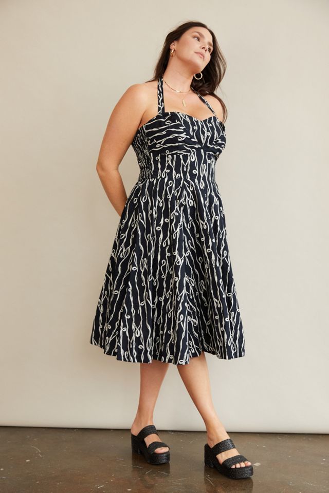 Cerys Halter Midi Dress #6