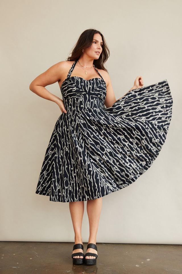 Cerys Halter Midi Dress #3