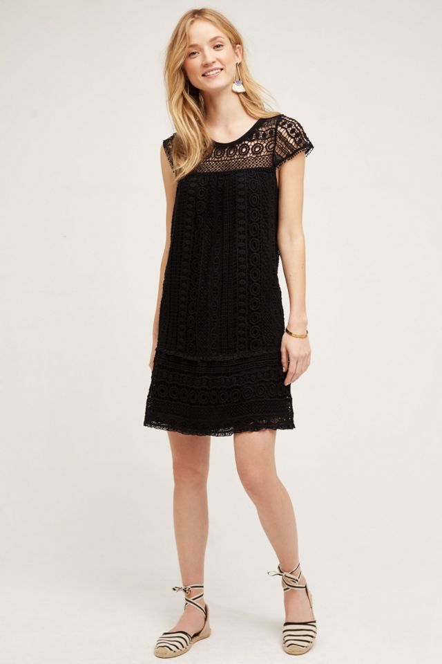 Crochet Tunic Dress | Anthropologie