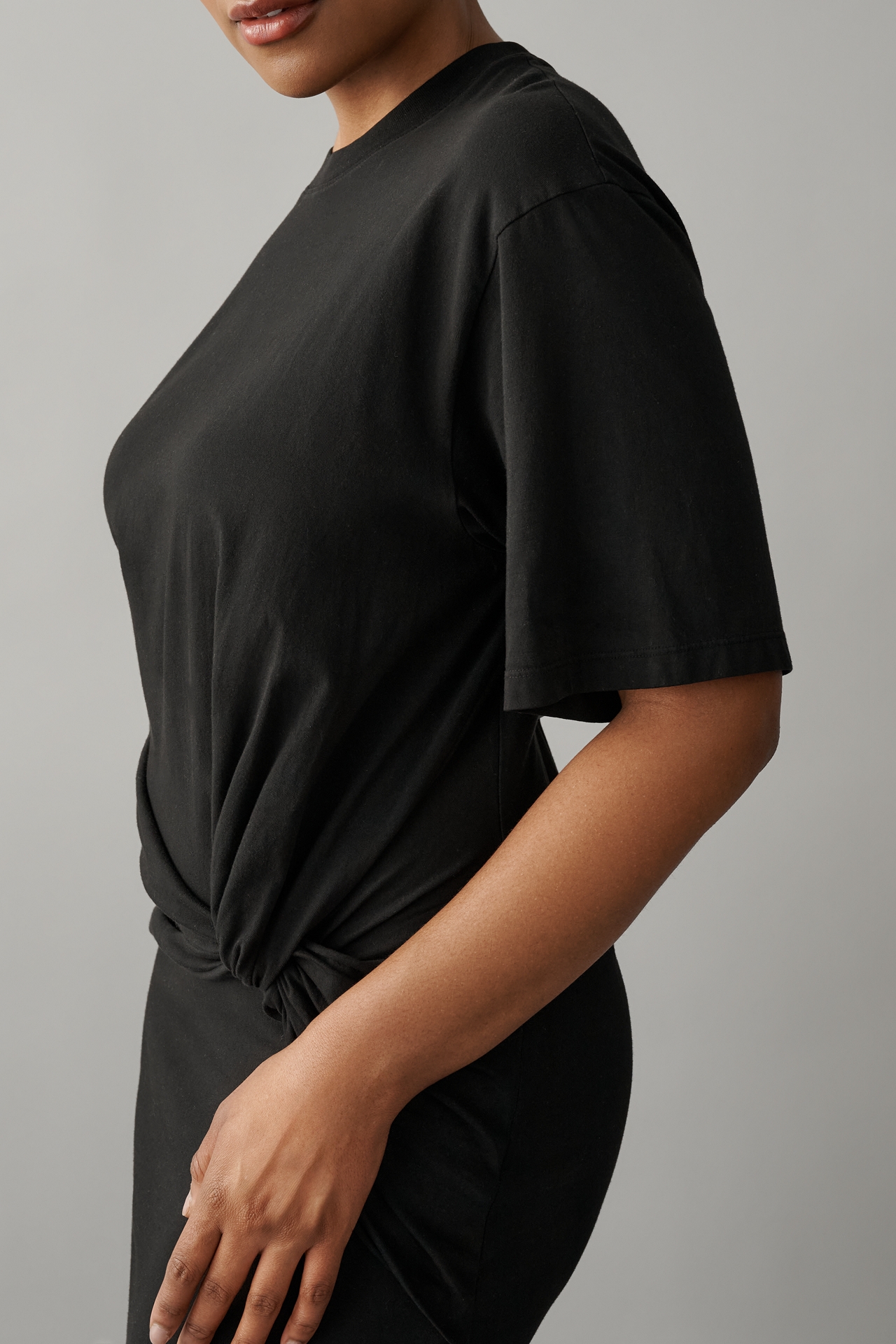 AGOLDE Zanna Cotton Knit T-Shirt Dress