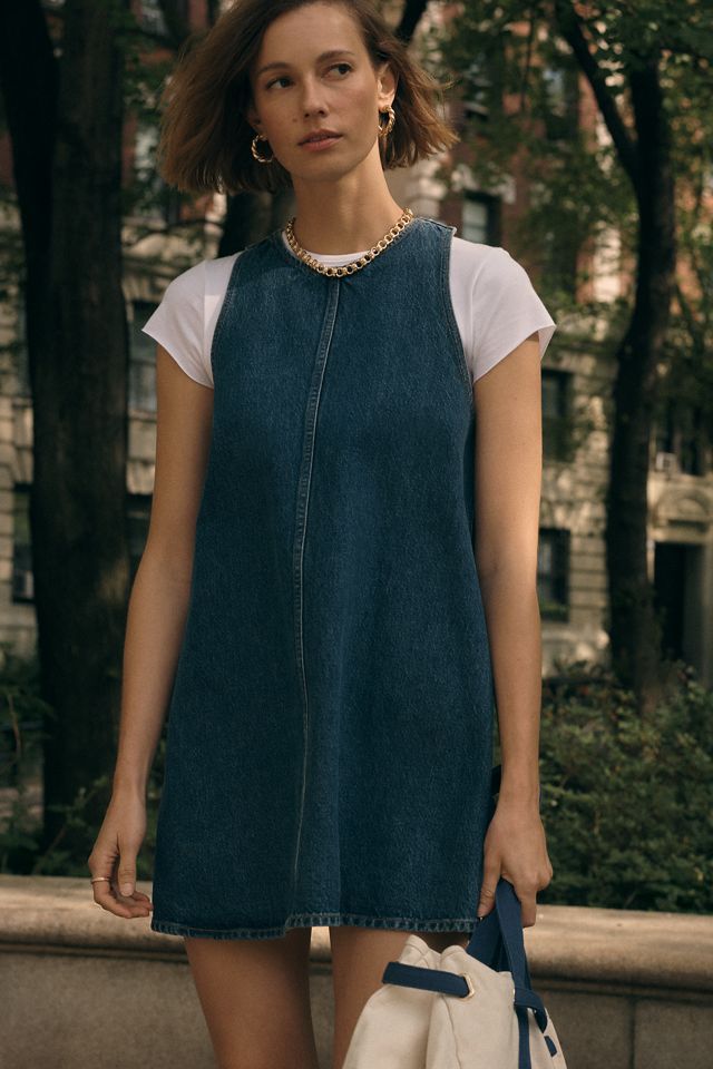 AGOLDE Harriet Cotton Denim Mini Dress #2