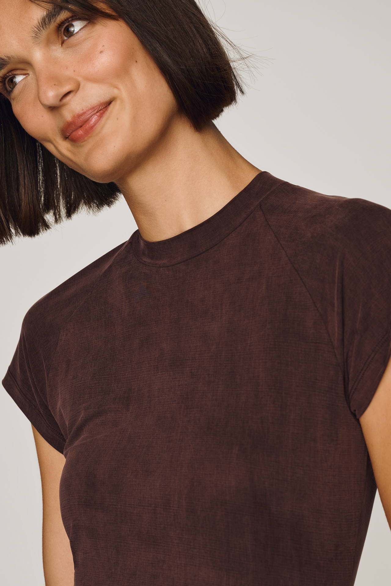 AGOLDE Kerri Draped Mini Dress