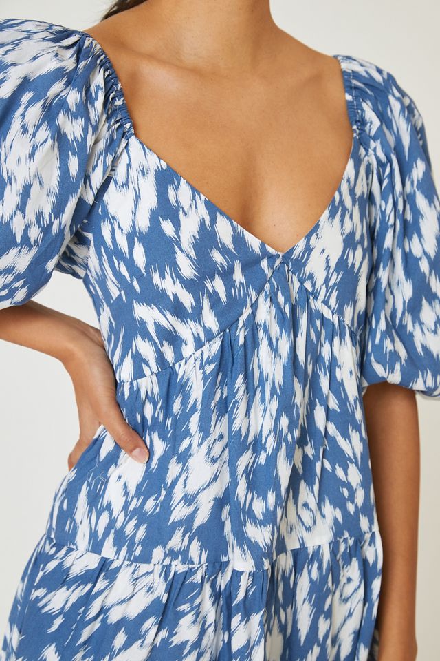 blue lotion wound dressing Debbie Katz Joelle Maxi Tunic Blue – Blue Women's Tunic main image 1