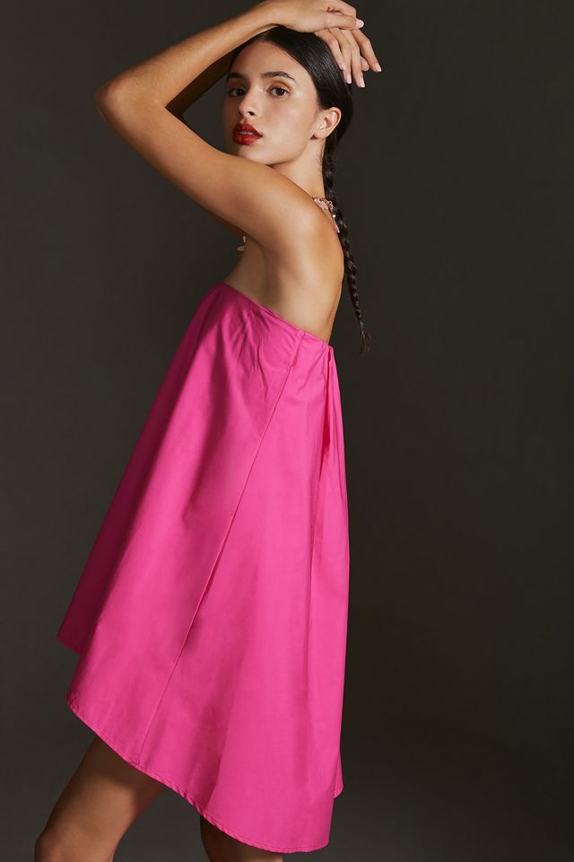 Blue Tassel High-Low Mini Dress #2