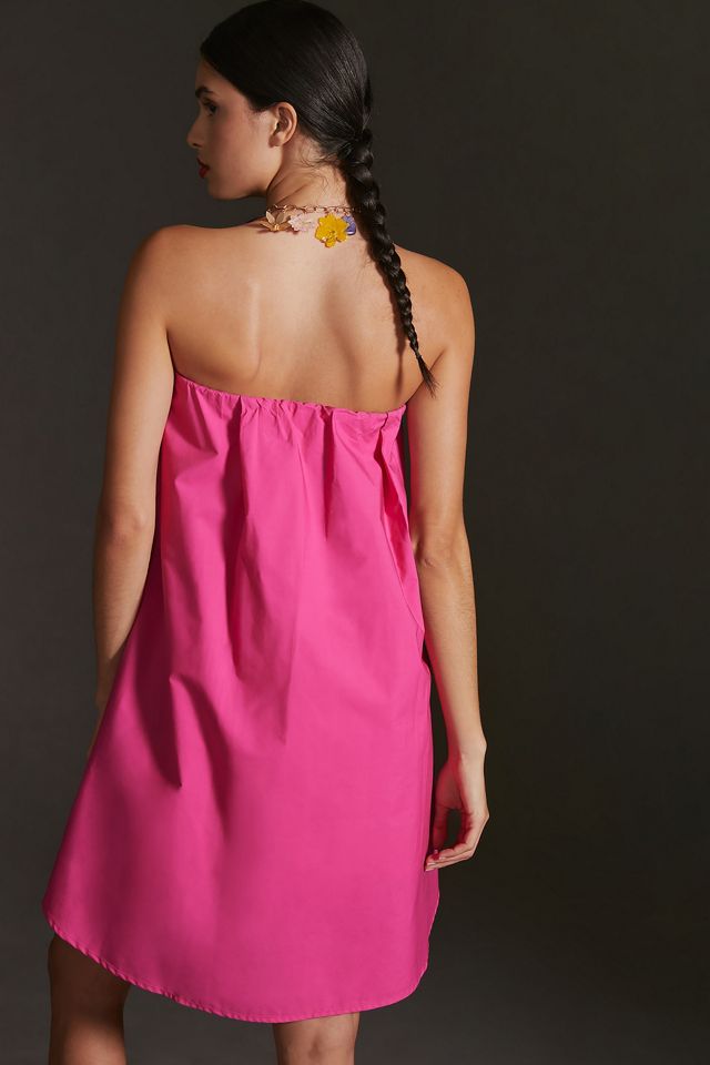 Blue Tassel High-Low Mini Dress #3