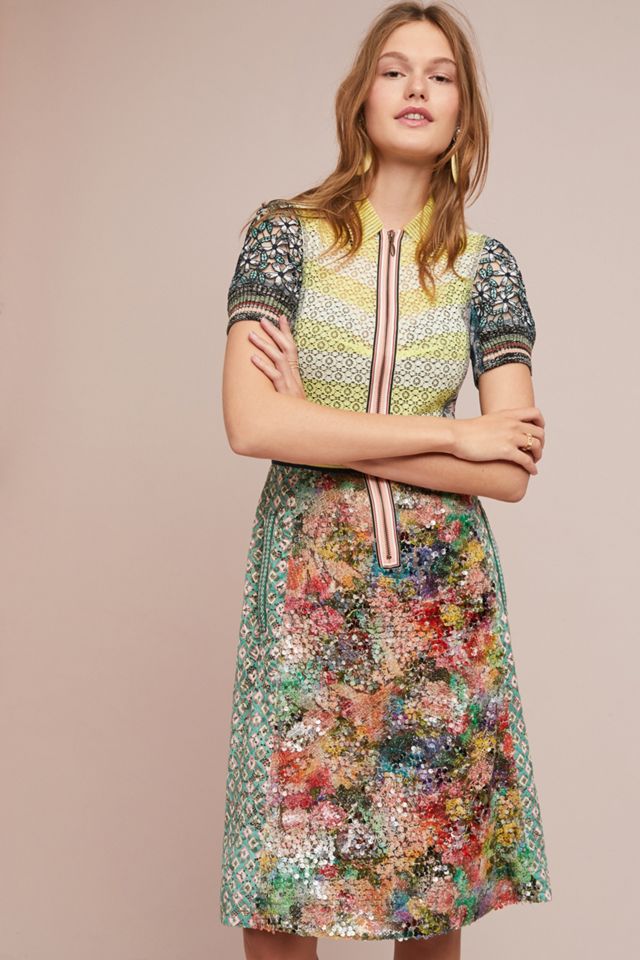 Blair Collared Column Dress | Anthropologie