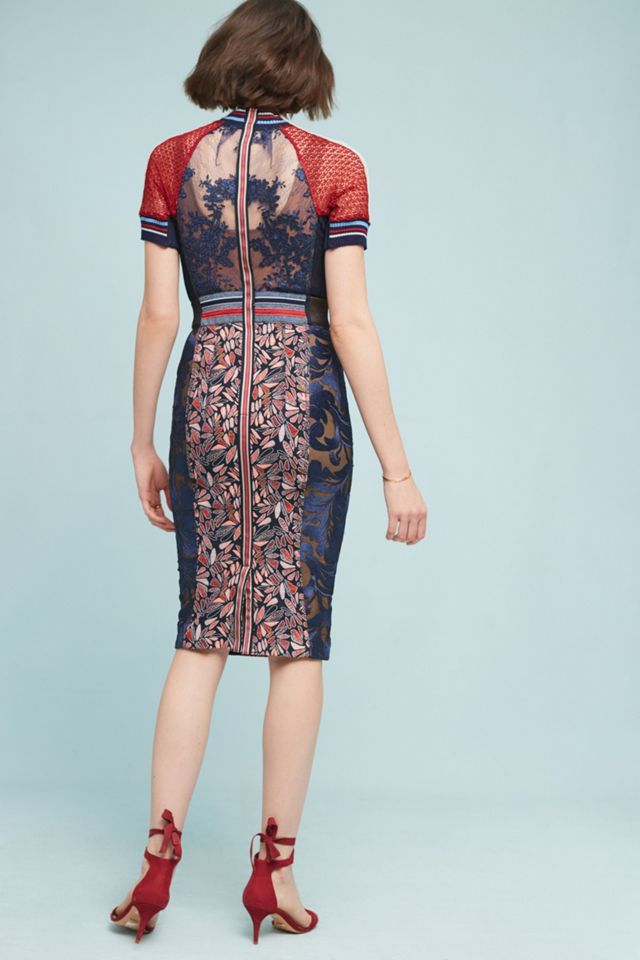 Jewel Jacquard Dress #3
