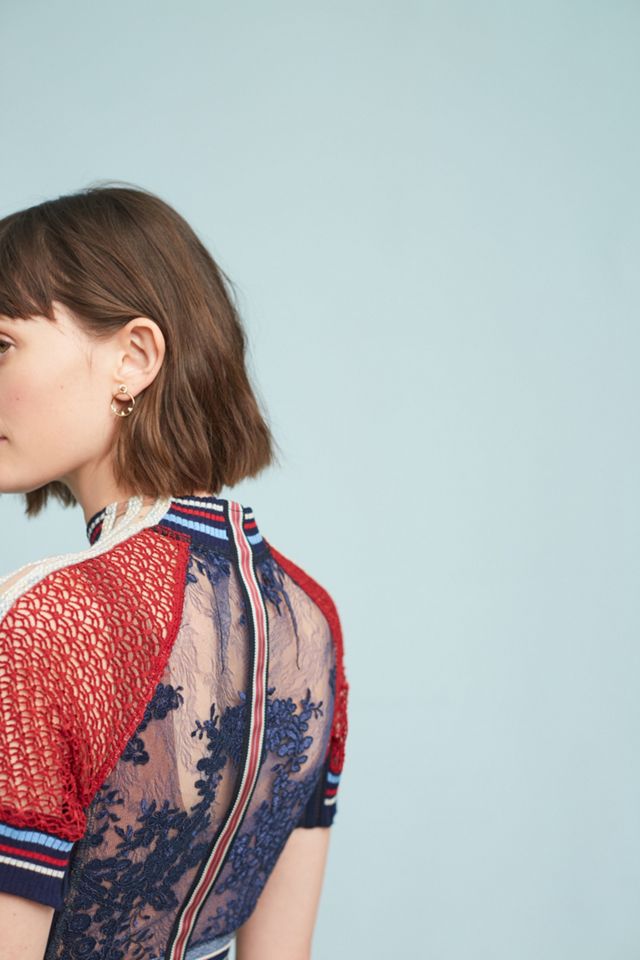 Jewel Jacquard Dress #4