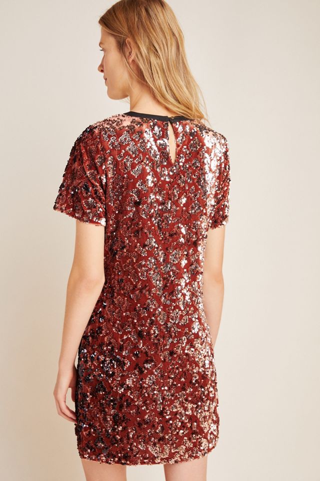 Andi Sequined Tee Dress #2