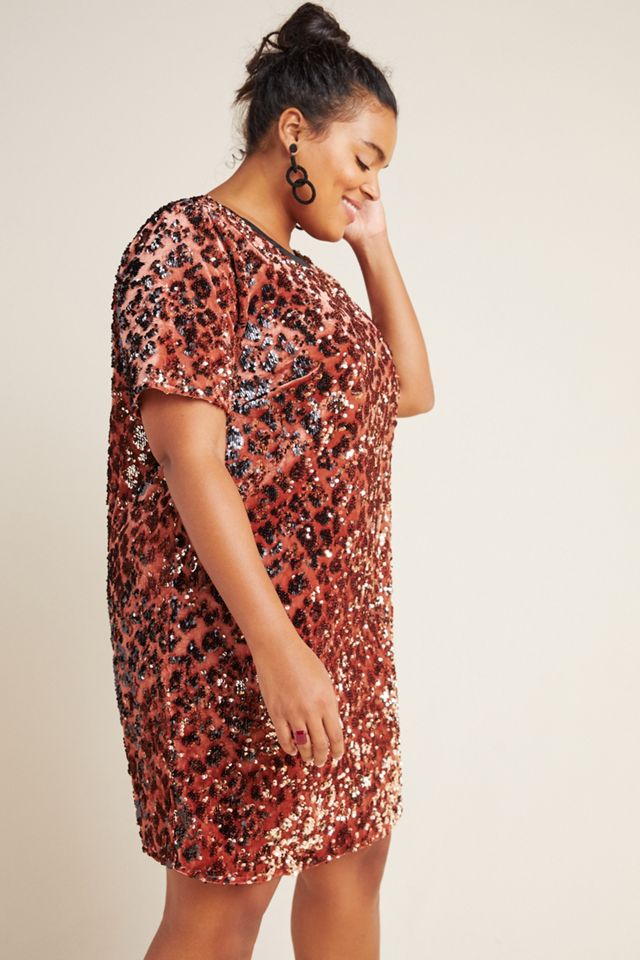 Andi Sequined Tee Dress #8