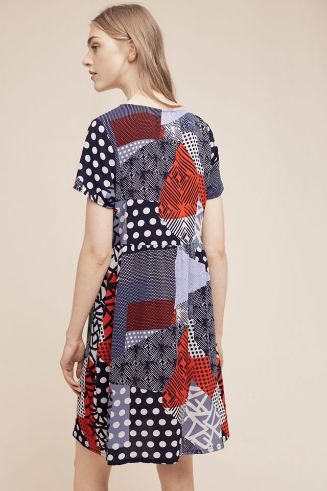 Robe trapèze Olantha, bleu #2