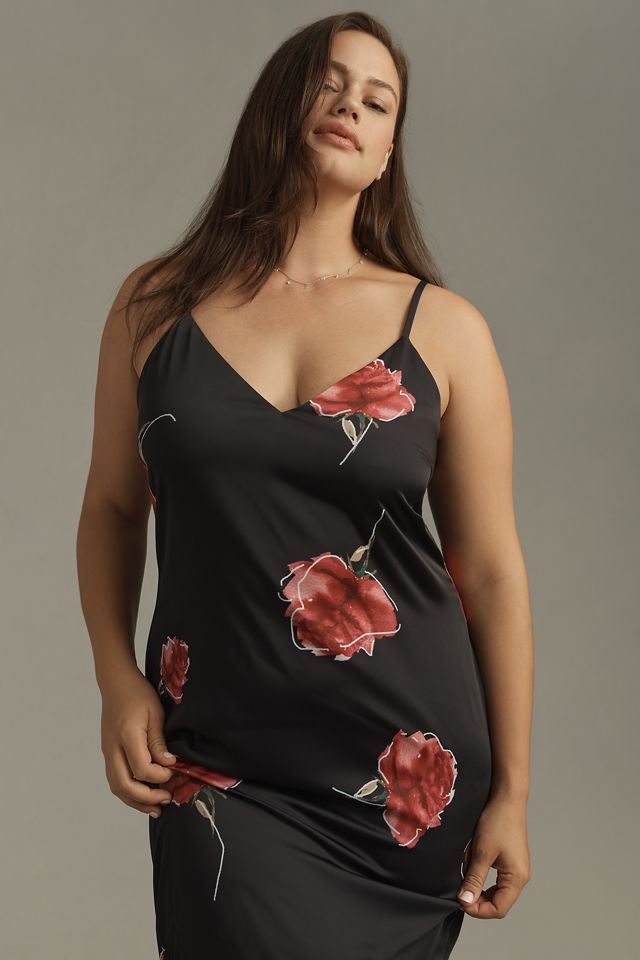 Adelyn Rae Sleeveless V-Neck Pleated Slip Midi Dress #5